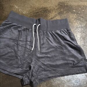 Nike Gray Athletic Shorts with Elastic Waistband